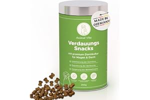 Animal Vita® Verdauungs-Snacks für Hunde mit Probiotika [100% natürliche Inhaltsstoffe] - Probiotika als Leckerli - frei von Getreide und Zucker, Probiotic (250g) - Vorratspack