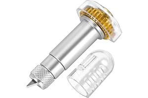 ALEYBLOODES Knife Blade and Drive Housing for Cricut Maker 3/Maker, Cutting Blade Cuts Wood, Leather, Chipboard & More, Create Puzzles, Models, Leather Goods and More