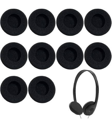 Coussinets De Casque En Similicuir - Mousse Mémoire - Rechange Pour Écouteurs (1 Paire)