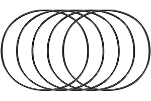 UXCELL sourcing map Nitrilo Goma Juntas Tóricas, 140mm OD 133mm ID 3,5mm Ancho, Métrico Sellado Junta, Paquete de 5