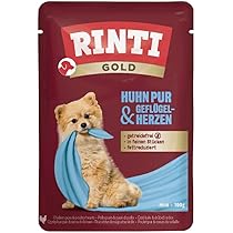 RINTI - Goud | Licht verteerbaar natvoer voor kleine volwassen honden