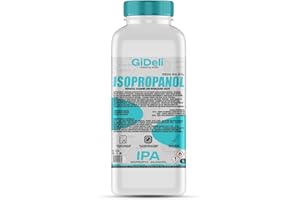 ‎GIDELI GiDeli Isopropanol 99,9% 1l - Isopropylalkohol Reiniger Hochprozentiger - Reinigungsalkohol für Elektronik, 3d Drucker zubehör, Glass, Bildschirmen und Linsen