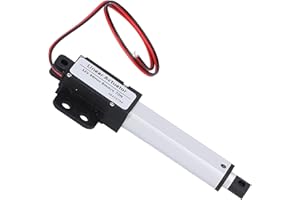 BEWINNER Mini Electric Linear Actuator 12V, 50mm Stroke, Small Linear Actuator with Mounting Brackets, Internal Limit Switch Motion Actuator for Home Automation (Stroke 50mm-8mm/s-70N)