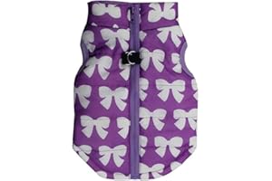 SAMGU Haustier-Katze Hundejacke Welpen Winter Mantel Jacke Kleidung Farbe lila Größe Large