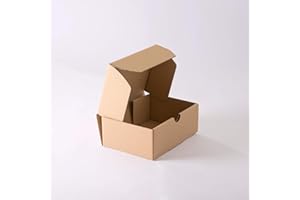 enveloppebulle Lot de 10 Boîtes en Carton postales brunes 200x140x75 mm