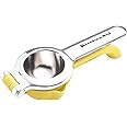 KitchenAid KQ070OHMEA No Mess Citrus Squeezer, Aluminum, Lemon