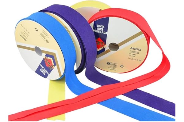BYETSA 7411 - Biais polyester et coton - 120 couleurs - Rouleau de 25 mètres 14