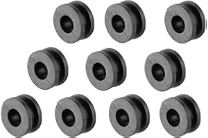 KIMISS 10 arandelas de goma para moto, para, lavadoras para carenado, resistentes y bles, kit de montaje