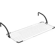 Stendibiancheria Vileda Brezza Extend - Acciaio E Resina, Estensibile Fino A 189cm, Spazio 20mt Per Balcone - Foto 5