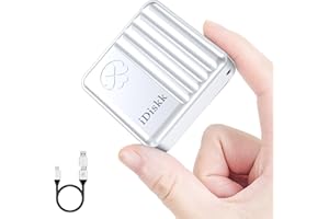 iDiskk Carcasa SSD M.2 2230 NVMe, USB C 3.2 Gen 2 Type-C 10Gbps para llave M y tamaño SSD de 22 x 30 mm, caja de unidad de estado sólido externa de aluminio para iPhone 15 Pro Max, iPad Pro, portátil,