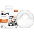 Boon TROVE Silicone Manual Breast Pump - Hands Free Breast Pump - Passive Breast Milk Collector Shell for Newborns - Breastfeeding Essentials - 1 Count