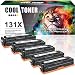Produktbild Cool Toner 5 Packs Kompatibel für HP 131A 131X Toner für HP Laserjet Pro 200 Color M251N M251NW MFP M276N M276NW für HP131 HP131A CF210A CF210X Toner M251 M276 MF8280CW Laserjet Color Printer