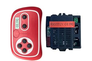 FEEGOW Weelye RX57 6V 12V Receptor CE/FCC Coche eléctrico para niños 2.4G Transmisor de dientes azules welye RX57 6V 12V Receptor CE/FCC para niños Vehículo eléctrico (TX20 y RX57 12V)