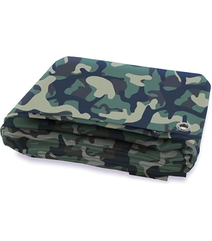 Bâche US Army – Toile De Pont Extérieur – Vert Olive – Camping, Broussecraft – Neuf