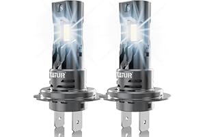 KATUR 20000LM 6000K Weiß 12V Halogenlampen, 2pcs