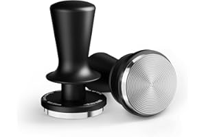 MHW-3BOMBER Espresso Coffee Tamper 54mm-Double Spring Coffee Loaded Tamper Tool, Compatible with 53mm/53.35mm/54mm Portafilter, Self Leveling Espresso Hand Tampers, Espresso Accessories, T6000-OS
