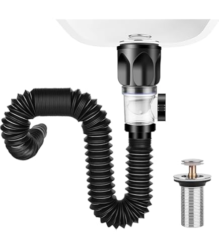 Wirquin SP50199 Wastafelset sifon en Quick-Clac afvoergarnituur met