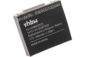 vhbw Akku kompatibel mit GN Netcom Jabra 9120, 9125, GN9120, GN9120 Flex Wireless Headset Kopfhörer (340mAh, 3.7V, Li-Polymer)