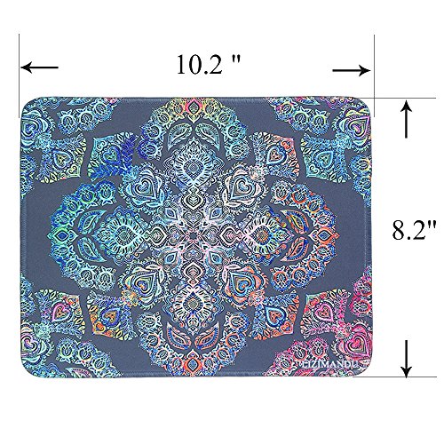 Gaming Mauspad(260 x 210 x 4 mm) ,Lizimandu Silent Designer Mousemat /Standard Size Anti-Rutsch-Gummi-Basis Mauspad(Farbverlauf Dekoratives/Gradient Decorative) - 3