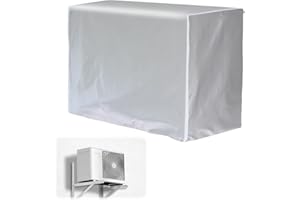 OUPDATE Funda para Aire Acondicionado Exterior, Cubre Aire Acondicionado Compresor PVC Protector Aire Acondicionado Portatil Impermeable Anti Polvo Protección UV Solar, 90 * 40 * 70cm