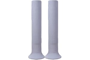 Treer Cubierta de Ventilador, Funda Protectora para Ventiladores Elástico Antipolvo 2 Pieza Fundas de Ventilador para Ventiladores de Torre, Interiores y Exteriores (90-105cm,Gris)