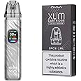 Oxva Xlim Pro 2 Pod Kit - 13 Colours To Choose From ! Vape Kit, E-cigarette Upgraded Display 0.56-inch Ultra Hd, 1300mah Battery, 2ml Cartridge - No Nicotine (Platinum Gray + xlim v3 pods 0.6)