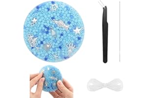 NACHLYNN 1 Stück Picking Pad Picky Pads Kit Skin Picking Fidget Toys for Trichotillomania Lindert Hautkratzen, Dermatillomanie, Stress und Angst für Erwachsene und Kinder (Ozeanblau)