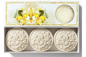 Saponificio Artigianale Fiorentino, Limone di Toscana, set di 3 saponette da 125 g