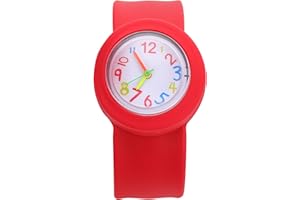 generic Montre pour Enfants Slap Bracelet Watch Fun Fashion Slap-On Watch - Montre de pour Enfants Montre-Bracelet en Silicone pour Enfants Garçons Filles - Vert