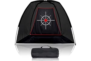 ‎KAPLER Kapler Golfnetz Übungsnetz Outdoor und Indoor – Ihr professioneller Golf Simulator für effektives Golf Training Zuhause – Maße 240x180x150cm – Farbe: Schwarz