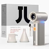 JISULIFE Handheld Turbo Fan with Air Duster Function, Portable Jet Fan with 1-100 Speeds, USB Rechargeable for Keyboard Clean
