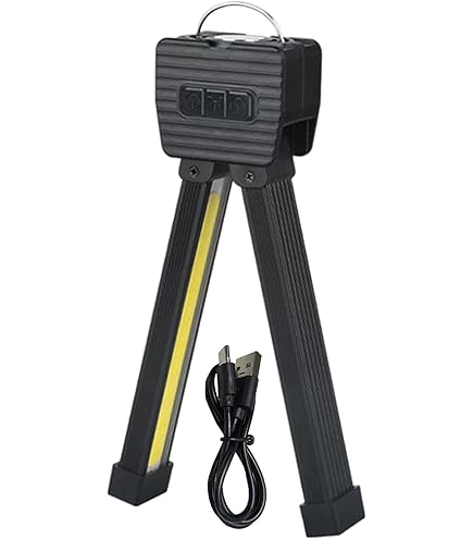 Gym Lamp Lampe De Pose Magnétique,Posing Lamp Gym,Lampe De Sport Portable Pliable À 180 Degrés, LED Étanche, Variateur D'intensité, Avec Crochet De Suspension Lampe De Chantier Led Rechargeable