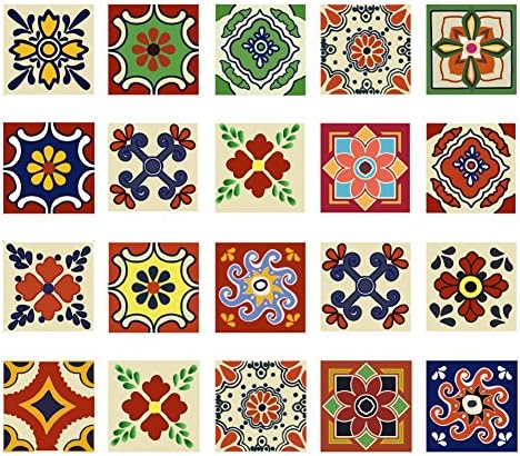 Wingbind 20pcs/pack 3D Simulation Tile Stickers Simple European style Mosaic PVC Waterproof Self adhesive Kitchen Tile Sticker Home Decoration Wall Stickers Paste
