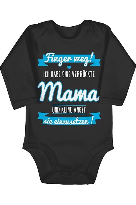Shirtracer Baby Body Langarm - Bio-Baumwolle Mit 'Opa Um Den Finger Wickeln' Aufdruck