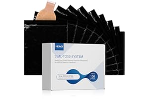 HEAGIMED Seal-N-Toss Sacchetti per Smaltimento Sacchetti per Colostomia, Alta Tenuta/Previene Gli Odori/Sacchetti per Smaltimento Ecologici per Sacchetti per Colostomia, Pannolini, Assorbenti per Incontinenza