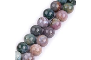 GEM-INSIDE CREATE YOUR OWN FASHION Sweet & Happy Girl 'S Store 14mm runder Edelstein Indien Achat Perlen Strang 15 Zoll Schmuckherstellung Perlen