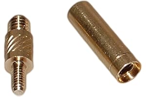 Flachberg Waffenreinigungsset Adapter M5-1/8 Zoll Laufreiniger Adapter für Putzstock mit 1/8 Zoll und M5 Gewinde Waffenpflege