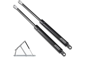 AUTORCE 2 x meccanismo di sollevamento per letto ottomano, 1200N, nero