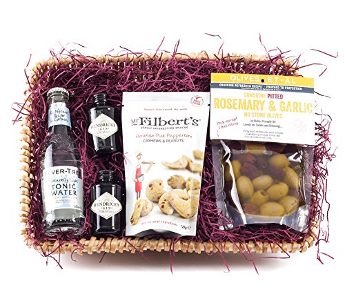Preisvergleich Produktbild Hendricks Gin behindern Mini / wickers Geschenk Körbe