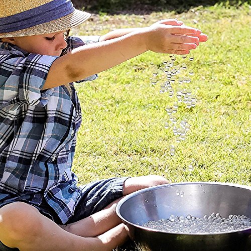 confronta il prezzo AINOLWAY Perline di acqua pulita 450g Borsa (Quasi 40.000 pezzi) Terreno di cristallo trasparente per i bambini miglior prezzo