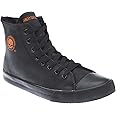 HARLEY-DAVIDSON FOOTWEAR mens Baxter Skateboarding Shoe, Black/Orange, 12 US