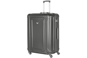 Flight Knight Walizki maksymalne dla Delta, Virgin Atlantic, lekkie 4-kołowe ABS twarde etui walizki bagaż podręczny i trzymany pojedyncze i zestaw opcji zatwierdzone dla 48 linii lotniczych Inc easyJet i RyanAir, Grafitowy, Large 29", Zestaw bagażowy