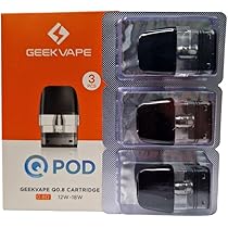 GEEKVAPE SONDER Q Pod Kit Avec Cartouche GEEKVAPE Q (0.8ohm 12-18W) -  Batterie Vape 1000mAh - Cigarette lectronique MTL & RDL : Amazon.fr:  High-Tech