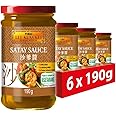 Lee Kum Kee Satay Sauce, Vegetarian, 190 g (Pack of 6)