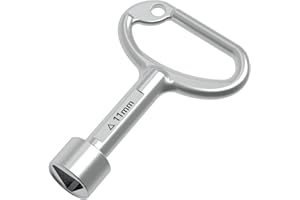 Millenium Works Clé Triangle Femelle 11mm Professionnelle - Compteurs EDF/GDF à Serrure Triangulaire