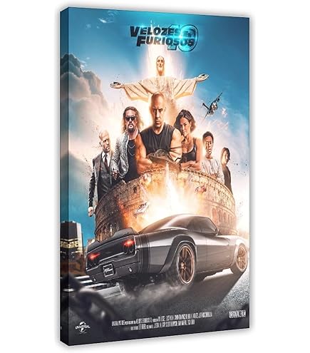 Leinwand-Poster 'The Fast And The Furious' – Stylische Deko Für Zimmer, Büro Oder Als Geschenk, 20x30 Cm