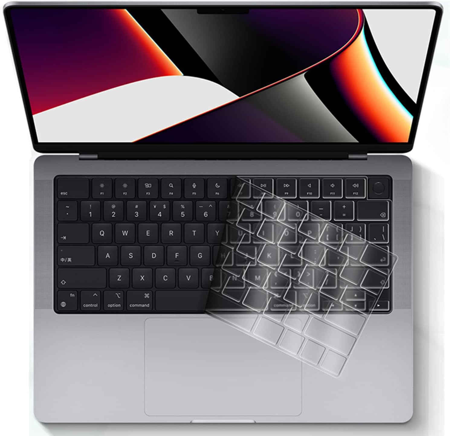 Se7enline Compatible with Macbook Keyboard Cover Skin for Mac Neo & Air 13/15 & Pro 14/16 inch (M5 M4 M3 M2 M1 A18 Pro) 2026/2025/2024/2023/2022/2021 Ultra Thin TPU backlight Dustproof US Layout,Clear