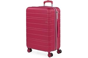 JASLEN - Walizki podróżne Sztywne i rozszerzalne 4 podwójne koła. ABS. Kłódka TSA. Odporny i lekki bagaż. Średni rozmiar. 171260