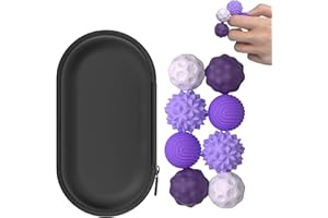 Aevorant 8 Stück Magnetische Toys, Magnetische Sensorik Bälle, Magnetische Anziehungskraft Stress Toys, Sensorisches Spielzeug für Finger, Magnetische Bälle (Lila)