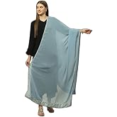 Rangriti Grey Polyester Printed Dupatta - Free Size